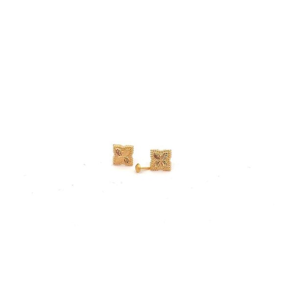 Unbranded Jewelry - 18K Gold Earrings Screw Type